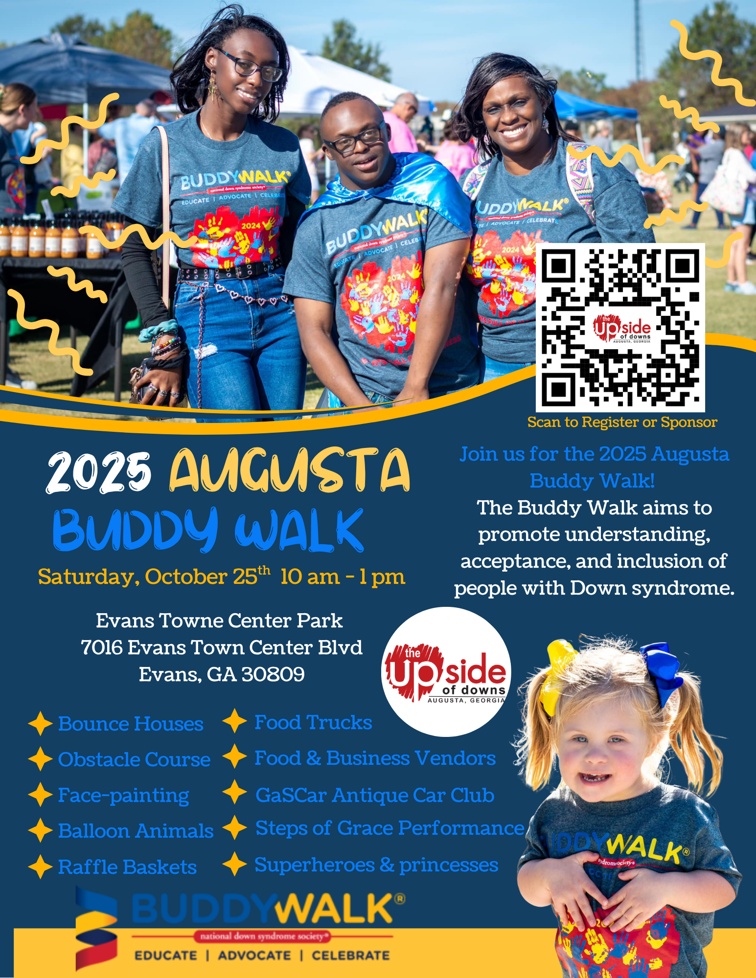 2025 Augusta Buddy Walk Logo